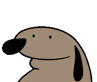 Dogzzz dog no bye dogs Sticker