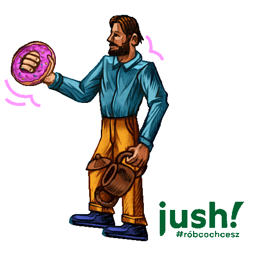 jushpl mural zakupy jush aplikacja Sticker