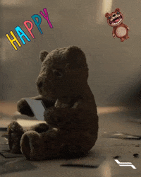 Happy Teddy GIF by Flytoget