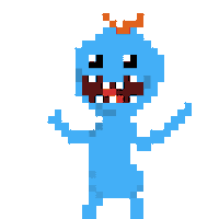 Happy Rick And Morty Sticker