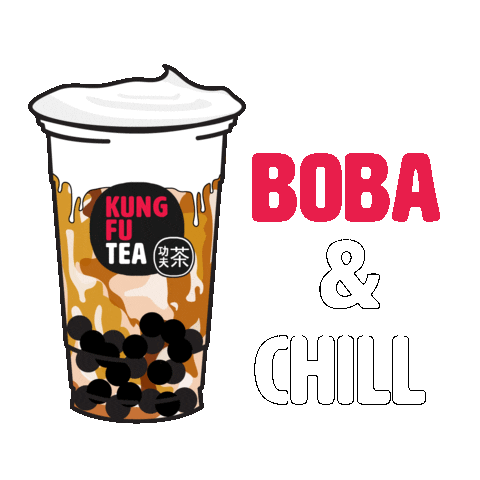 Bubble Tea Boba Sticker by Kung Fu Tea