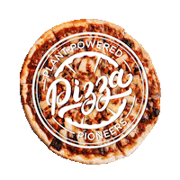 pizzas plant powered Sticker by One Planet Pizza