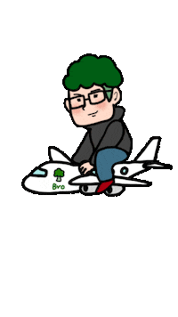 飛行機 Sticker