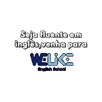 welikeenglish ingles welikegoiania sejafluente Sticker