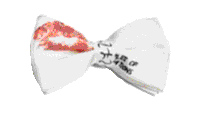 Bow Tie Kiss Sticker by Peoples Of All Nations