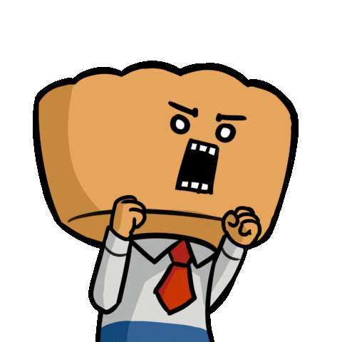 Angry Rage Sticker