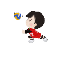 Volleyball Sticker
