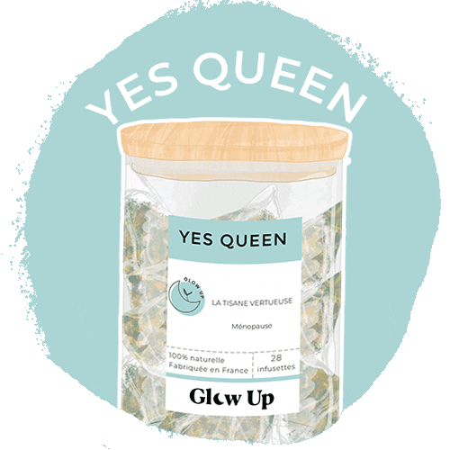 Queen Glow Up Sticker by Peau Neuve