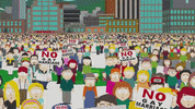 explosion protesting GIF by South Park 