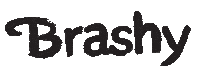 Brashy Sticker by Mota Italic