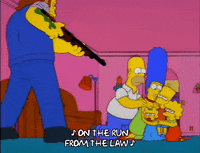 scared homer simpson GIF