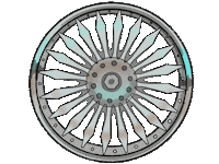 Wheels Rims Sticker