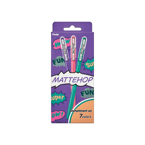 pentel_singapore giphygifmaker pentel mattehop Sticker