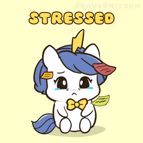 Stressed Deep Breath GIF by Brave Unicorn