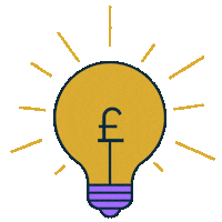 bankofengland money light lightbulb pound Sticker
