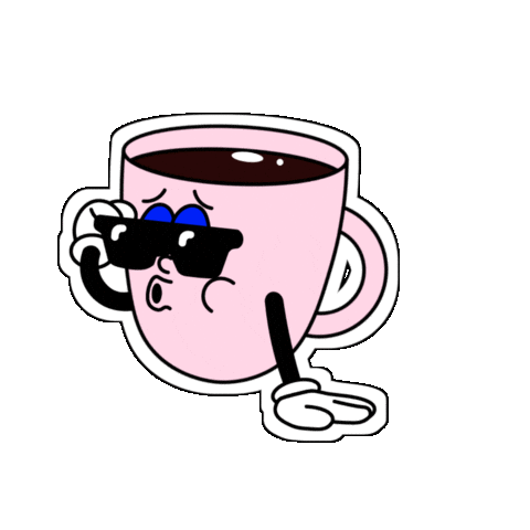 Mug Wow Sticker by Brainmade Agency