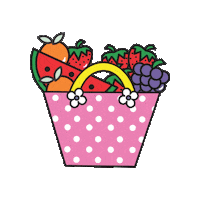 Frutas Cesta Sticker