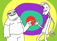 friends tap into the power GIF by Troy Wagner