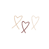 tongdesigns three cuteheart tongdesigns triplehearts Sticker