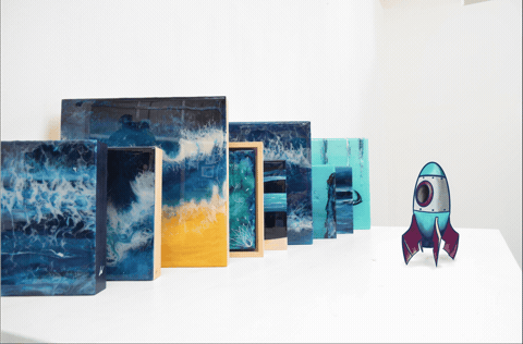 LauwPauw giphyupload kunst raket lauwpauw GIF