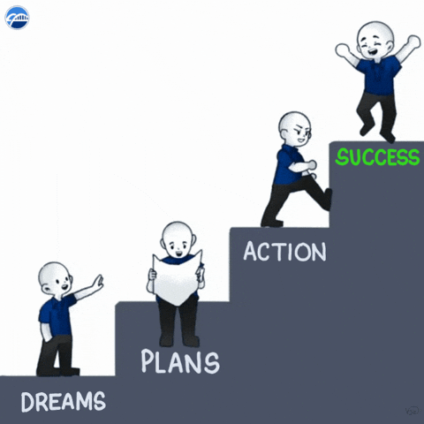 Baby Steps Success GIF by ironbrij