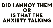 Rowwenic nervous anxiety anxious rowwenic Sticker