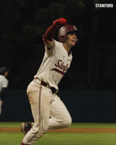 Celebration Baseball GIF by Stanford Athletics