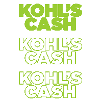 rewarding make it rain Sticker by Kohl's