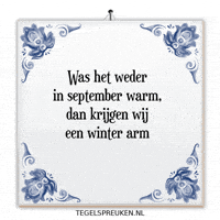 Winter September GIF by Tegelspreuken.nl