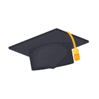 Hat Graduating Sticker by VetPartners