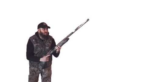 Gun Hunt Sticker by Shot Duck Gear