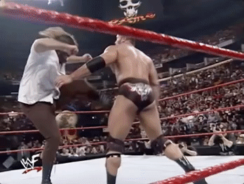 The Rock Mankind GIF by WWE