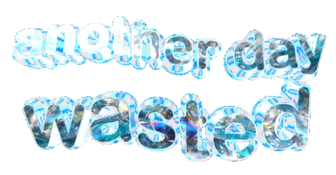glitch text STICKER by Matt Osio