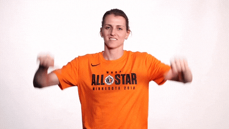 Happy Come On GIF by WNBA
