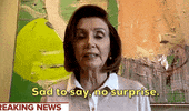 Nancy Pelosi No Surprise GIF by GIPHY News