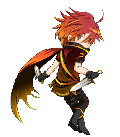 Lunime anime games life orange Sticker