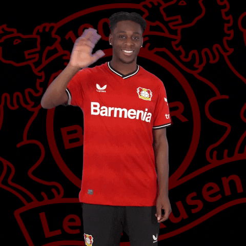 Good Morning Hello GIF by Bayer 04 Leverkusen