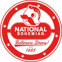nationalbohemian baltimore natty boh national bohemian mr boh Sticker