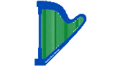 Harp Musicoterapia Sticker by Mudora Music Therapy