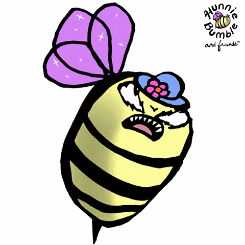 HunnieBumbleAndFriends art cartoon friends angry GIF