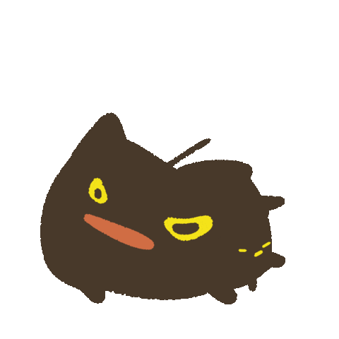 Black Cat Sticker