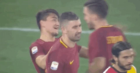serie a laughing GIF by AS Roma