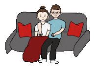 You And Me Love Sticker