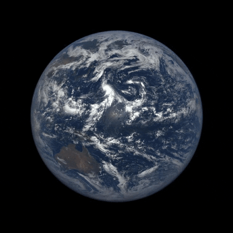 earth rotation GIF