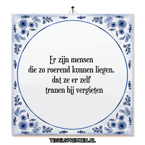 Humor Masker Sticker by Tegelspreuken.nl