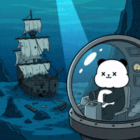 Deep Sea Exploration GIF by Kanpai Pandas