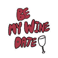 Wine Date Sticker