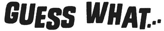 Guess What Sticker by Big Potato Games