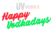 christmas spirit Sticker by UV Vodka