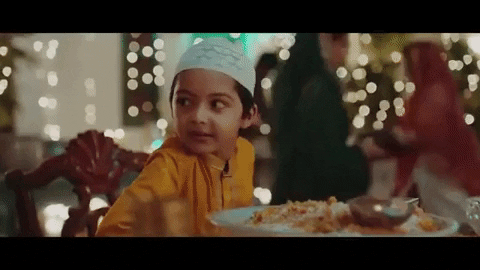 shashankangiras giphygifmaker eating child Eid GIF